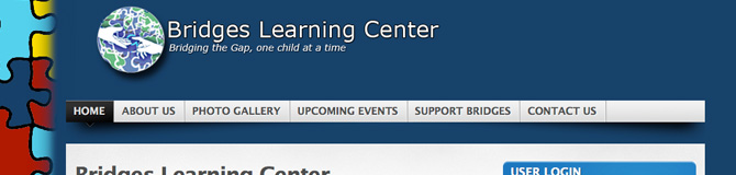 Bridges Learning Center web design