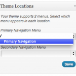 WordPress Theme Navigation