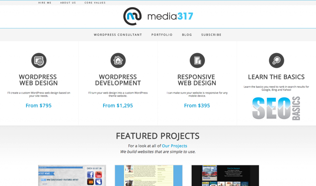 Media317 New Site Design