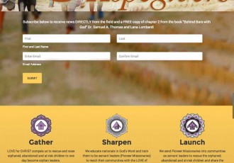 Hopegivers International website design