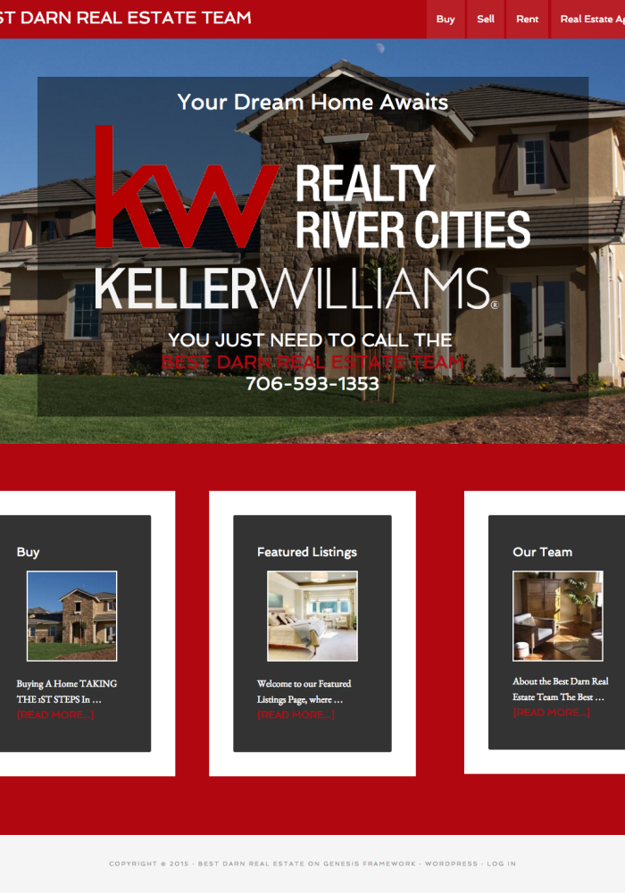 real estate website design